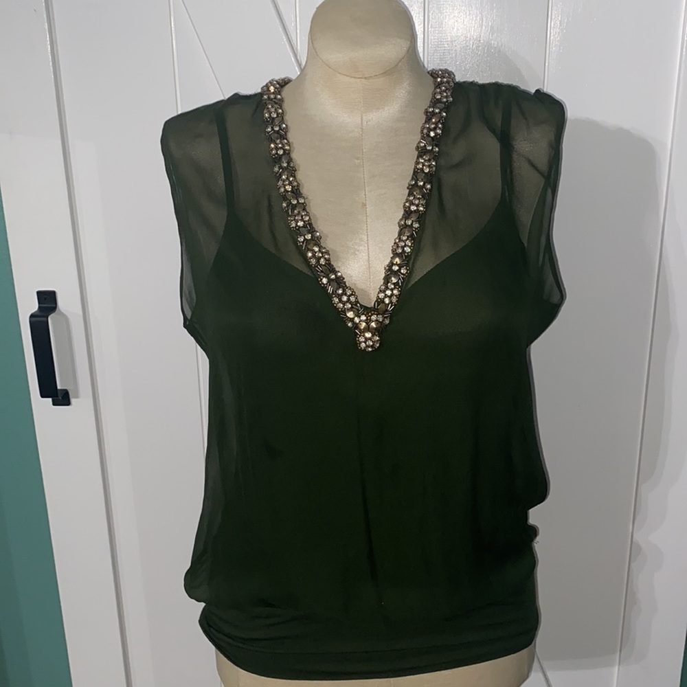 Bailey 44 Top In Military Green - Picture 3 of 8